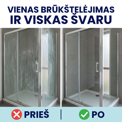 Vienas brūkštelėjimas – prieš ir po